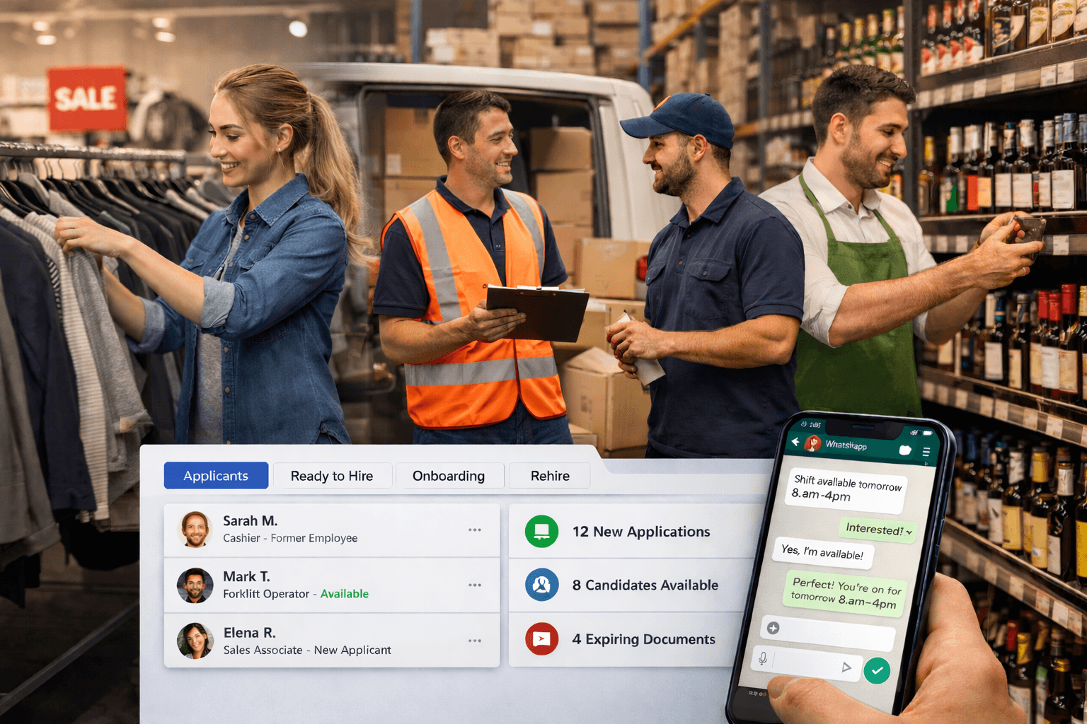 Retail and distribution hiring