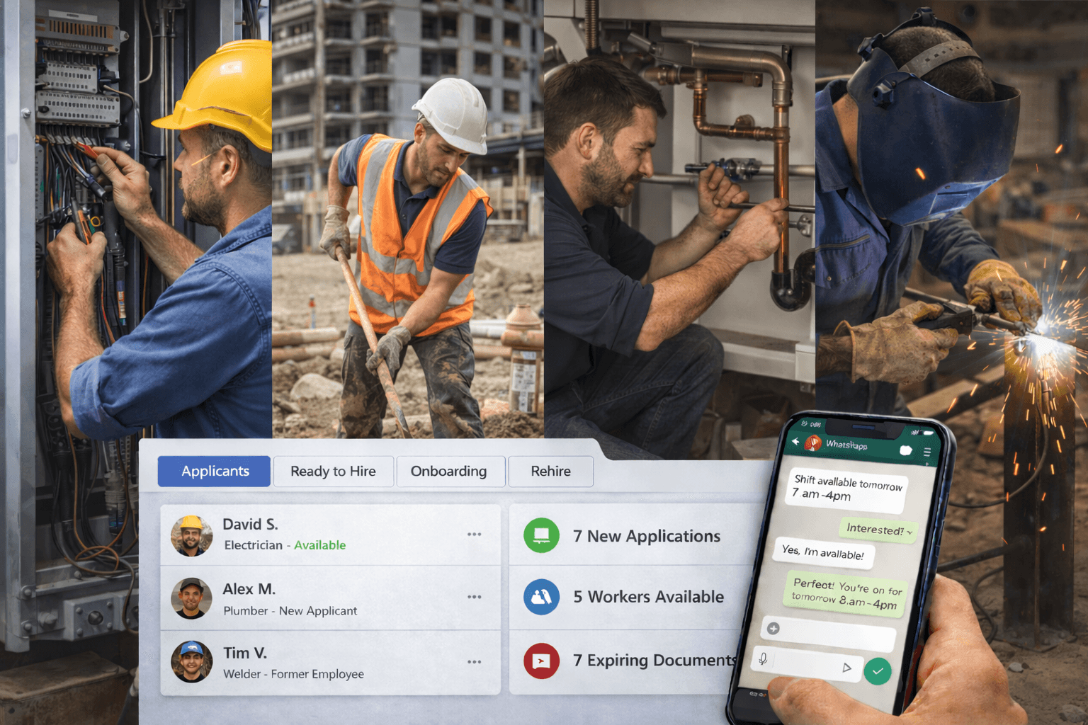 Constructions, skilled trades and installations